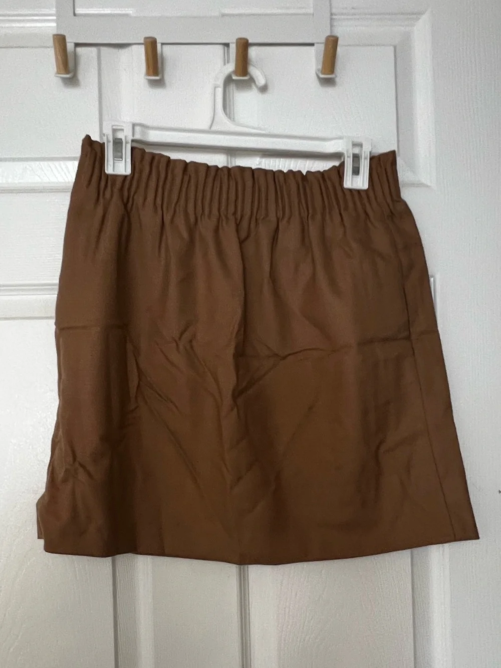 J. Crew Camel Brown Mini Skirt with Elastic Waist